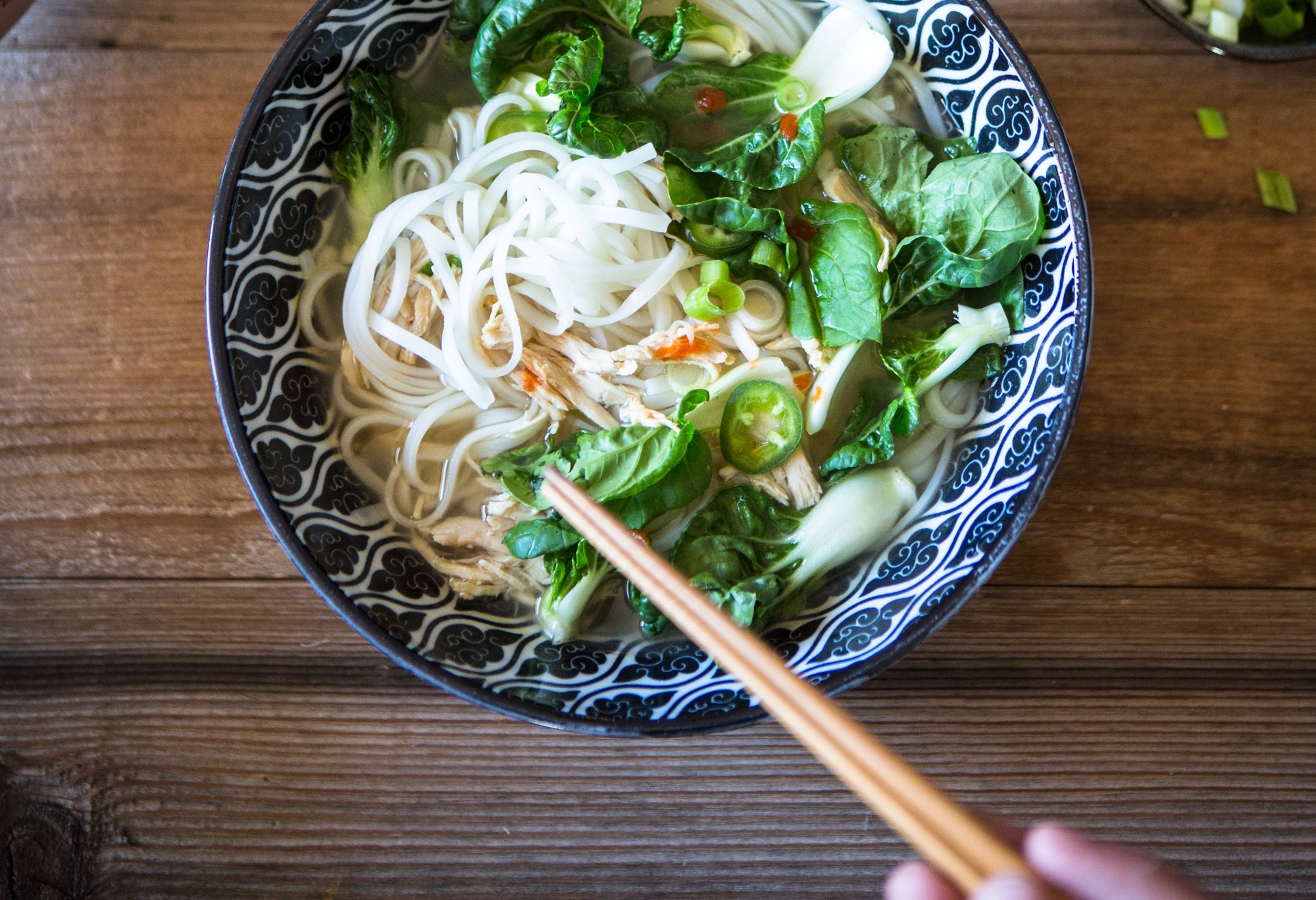 noodles con verduras