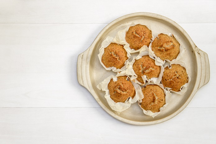 Muffins de atum, requeijão e tapioca